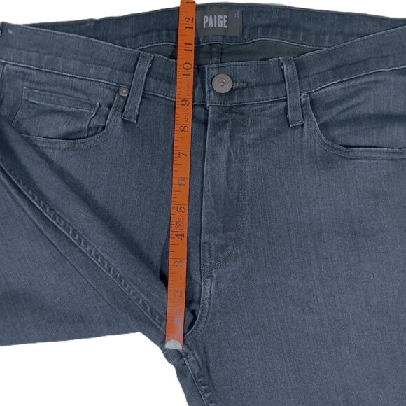 Paige Men's Lennox Slim Jeans 33 x 32 Deep Indigo - Picture 10 of 15